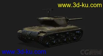 3D打印模型美国_T25_2坦克歼击车的图片