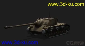 3D打印模型美国_T25_AT坦克的图片