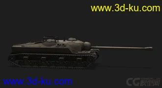 3D打印模型美国_T28超重型突击炮的图片