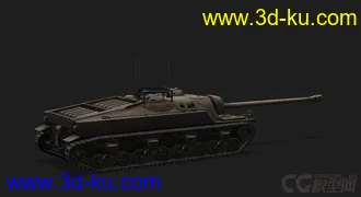 3D打印模型美国_T28超重型突击炮的图片