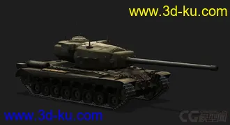 3D打印模型美国_T-29重型坦克的图片