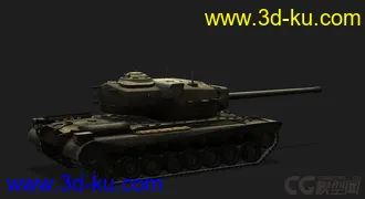 3D打印模型美国_T-29重型坦克的图片