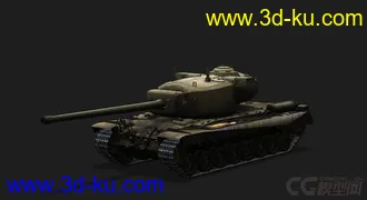 3D打印模型美国_T-29重型坦克的图片