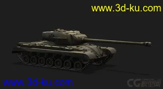 3D打印模型美国_T32重型坦克的图片