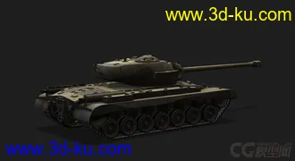 3D打印模型美国_T32重型坦克的图片