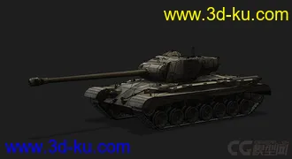 3D打印模型美国_T32重型坦克的图片