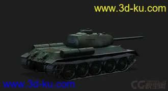 3D打印模型美国_T34重型坦克的图片