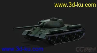 3D打印模型美国_T34重型坦克的图片