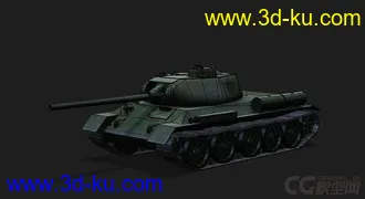 3D打印模型美国_T34重型坦克的图片
