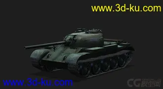 3D打印模型美国_T34重型坦克二代的图片