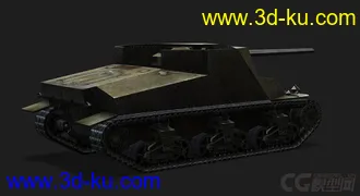 3D打印模型美国_T40反坦克歼击车的图片