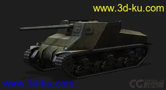 3D打印模型美国_T40反坦克歼击车的图片