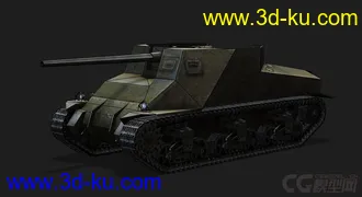3D打印模型美国_T40反坦克歼击车的图片