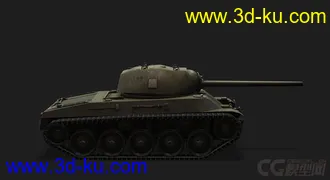 3D打印模型美国_T49轻型坦克的图片