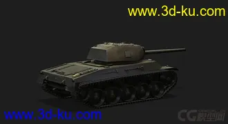 3D打印模型美国_T49轻型坦克的图片