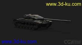 3D打印模型美国_T54E1中型坦克的图片