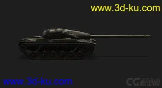 3D打印模型美国_T54E1中型坦克的图片