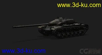 3D打印模型美国_T54E1中型坦克的图片