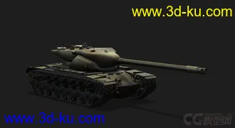 3D打印模型美国_T57 58重型坦克的图片