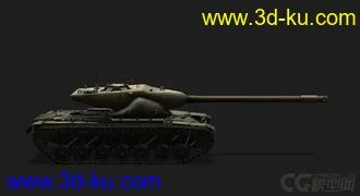 3D打印模型美国_T57 58重型坦克的图片