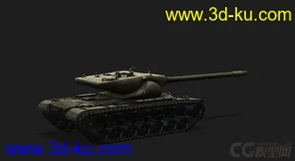 3D打印模型美国_T57 58重型坦克的图片