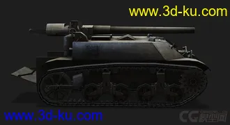 3D打印模型美国_T57重型坦克的图片