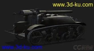 3D打印模型美国_T57重型坦克的图片