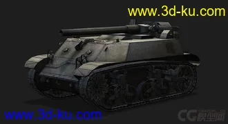 3D打印模型美国_T57重型坦克的图片