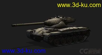 3D打印模型美国_T69中型坦克的图片