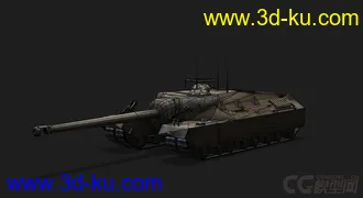 3D打印模型美国_T95超重型突击炮的图片