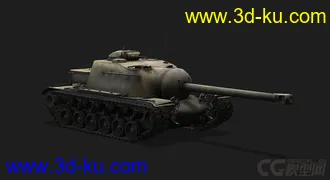 3D打印模型美国_T110E3坦克的图片