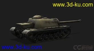 3D打印模型美国_T110E3坦克的图片