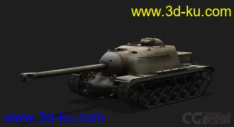 3D打印模型美国_T110E3坦克的图片