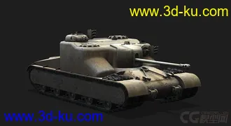 3D打印模型英国_AT_15A自行反坦克炮的图片