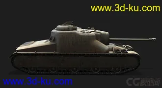 3D打印模型英国_AT_15A自行反坦克炮的图片