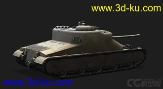 3D打印模型英国_AT_15A自行反坦克炮的图片