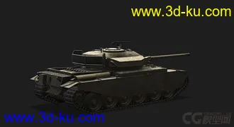 3D打印模型英国_Centurion_Mk3逊邱伦主战坦克的图片