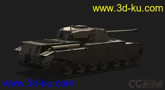 3D打印模型英国_Centurion百夫长坦克的图片