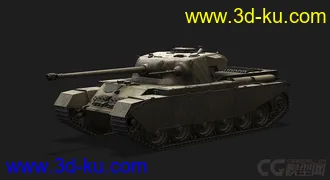 3D打印模型英国_Centurion百夫长坦克的图片