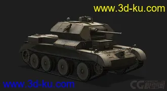 3D打印模型英国_Cruiser_Mk_III巡洋坦克的图片