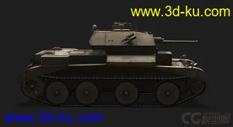 3D打印模型英国_Cruiser_Mk_III巡洋坦克的图片