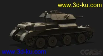 3D打印模型英国_Cruiser_Mk_III巡洋坦克的图片