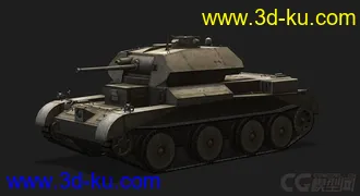 3D打印模型英国_Cruiser_Mk_III巡洋坦克的图片