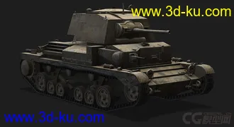 3D打印模型英国_Cruiser_Mk_II巡洋坦克的图片