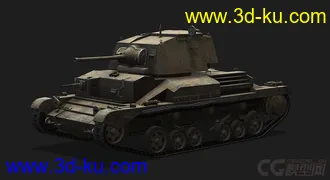 3D打印模型英国_Cruiser_Mk_II巡洋坦克的图片