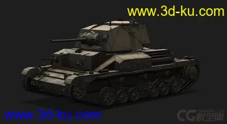 3D打印模型英国_Cruiser_Mk_II巡洋坦克的图片