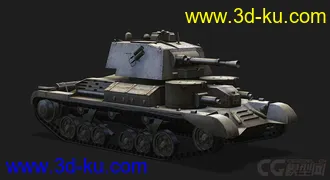 3D打印模型英国_Cruiser_Mk_I 十字军式坦克的图片