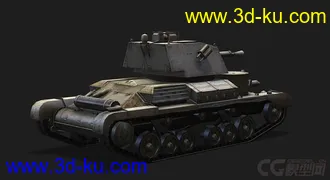 3D打印模型英国_Cruiser_Mk_I 十字军式坦克的图片