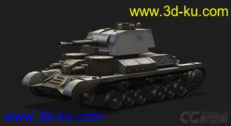 3D打印模型英国_Cruiser_Mk_I 十字军式坦克的图片