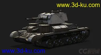 3D打印模型英国_Cruiser_Mk_I 十字军式坦克的图片
